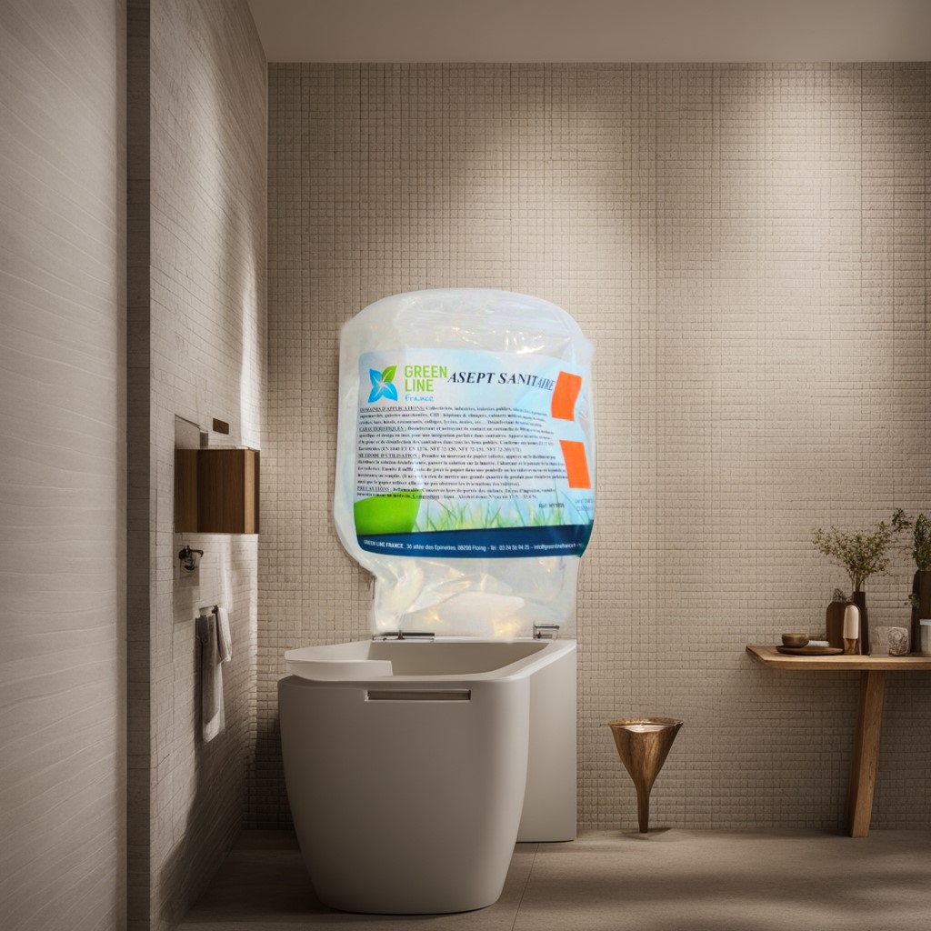ASEPT SANITAIRE 900ML – DÉSINFECTANT DE CONTACT POUR TOILETTES ET SANITAIRES
