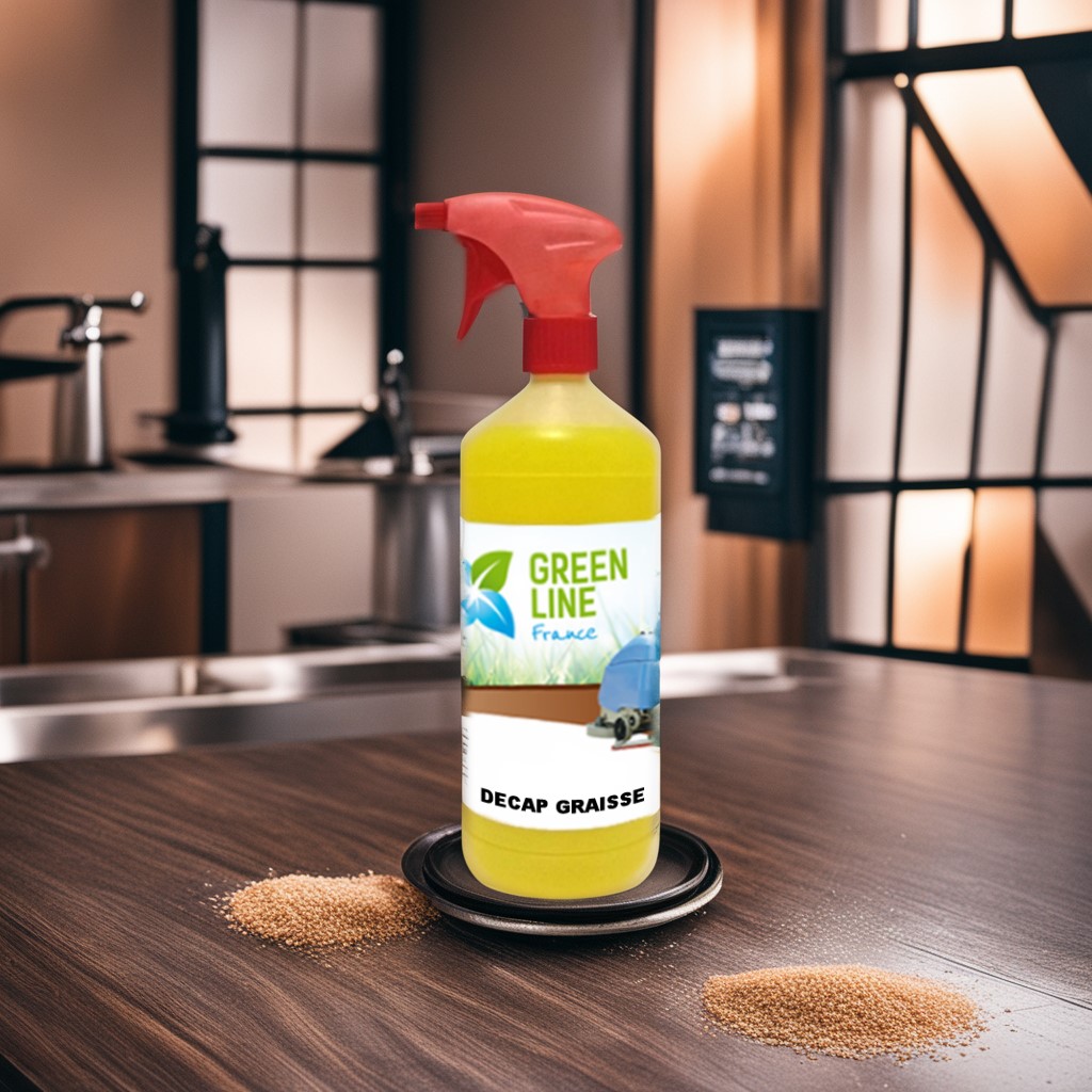 DÉCAP GRAISSE PULVERISATEUR 1L – SUPER DEGRAISSANT DE SÉCURITÉ SOLUBLE À L’EAU, AGRÉÉ CONTACT ALIMENTAIRE