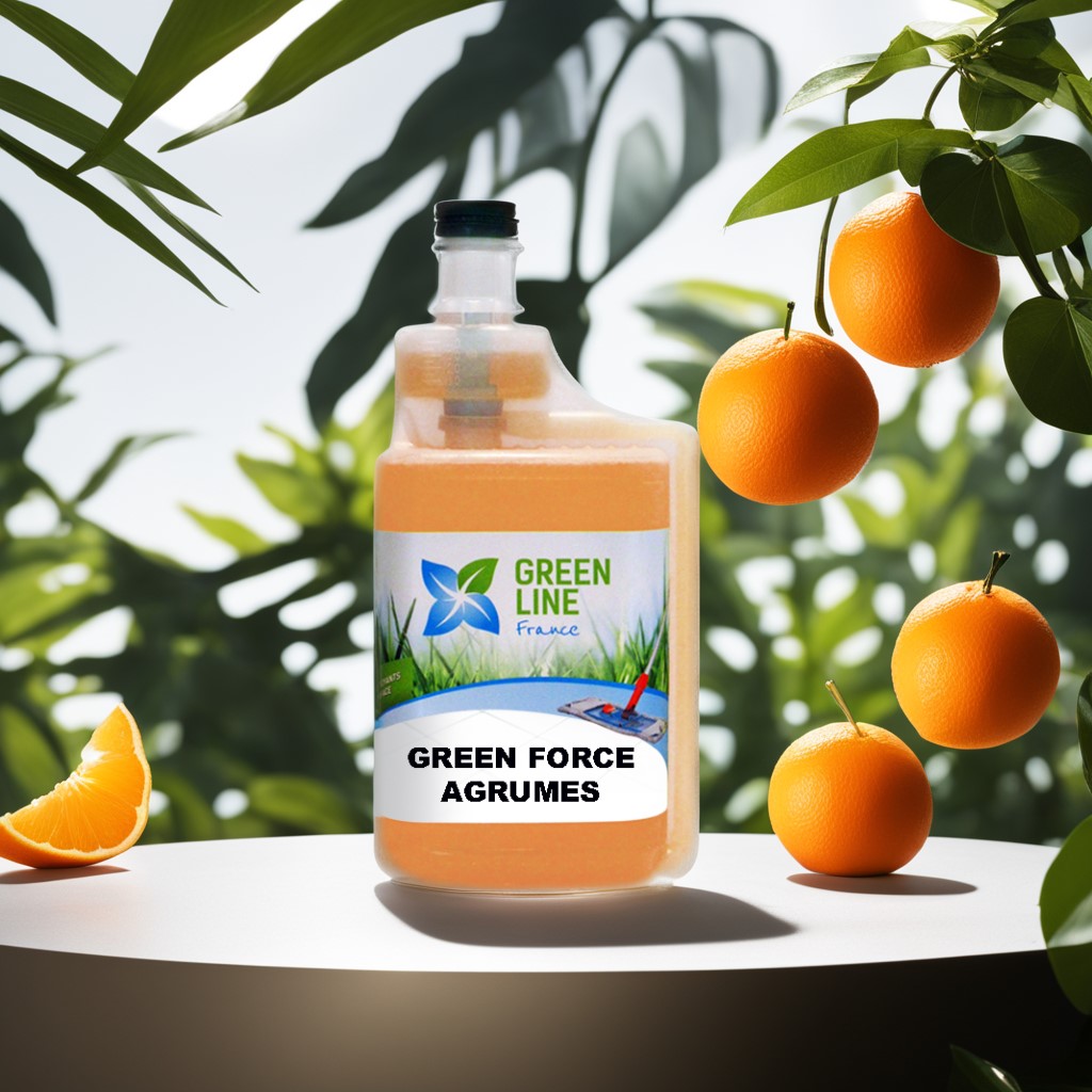 GREEN FORCE ARGRUMES 1L – NETTOYANT DESINFECTANT, DEODORANT ENZYMATIQUE