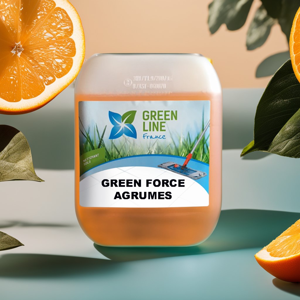 GREEN FORCE ARGRUMES 5L – NETTOYANT DESINFECTANT, DEODORANT ENZYMATIQUE