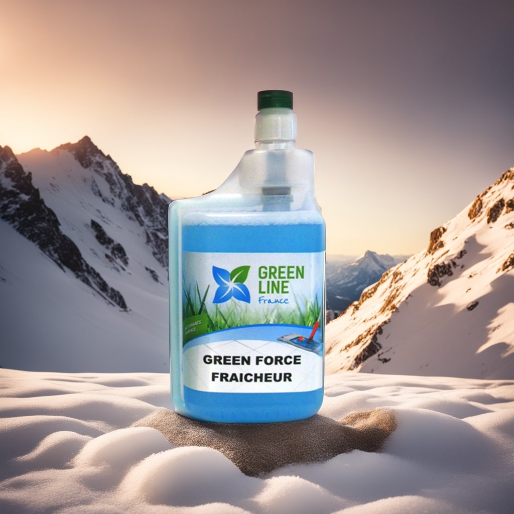 GREEN FORCE FRAICHEUR 1L – NETTOYANT DESINFECTANT, DEODORANT ENZYMATIQUE