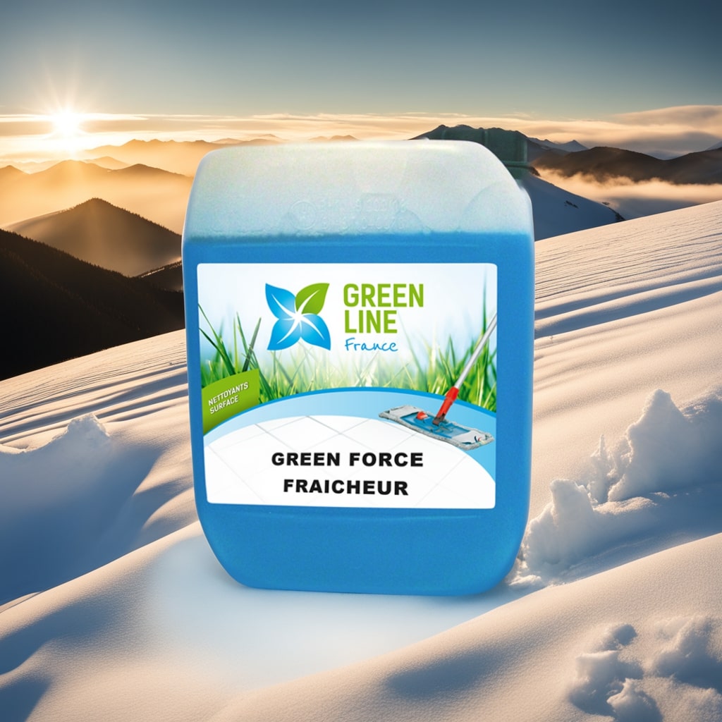 GREEN FORCE FRAICHEUR 5L – NETTOYANT DESINFECTANT, DEODORANT ENZYMATIQUE
