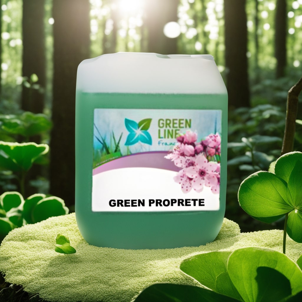 GREEN PROPRETÉ 5L – NETTOYANT, DESTRUCTEUR D&rsquo;ODEURS ENZYMATIQUES TRÈS PUISSANT