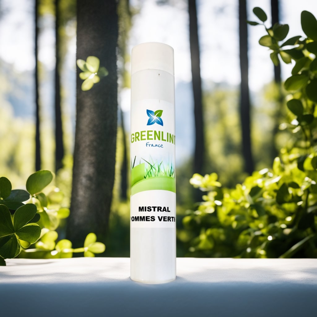 MISTRAL POMME VERTE 600ML – DESTRUCTEUR D’ODEUR MOLÉCULAIRE ASTMOSPHÉRIQUE POUR GRANDS VOLUMES