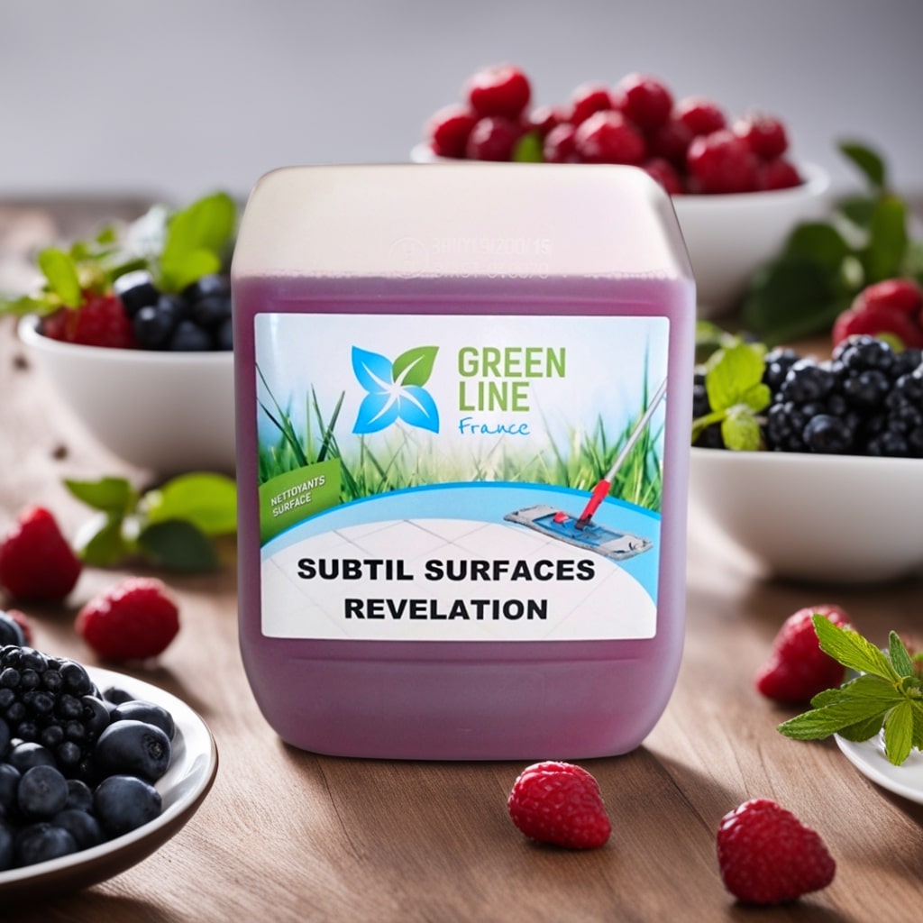 SUBTIL SURFACES REVELATION 5L – NETTOYANT 3D (DÉTERGENT, DÉSINFECTANT, DÉSODORISANT) SOLS ET SURFACES