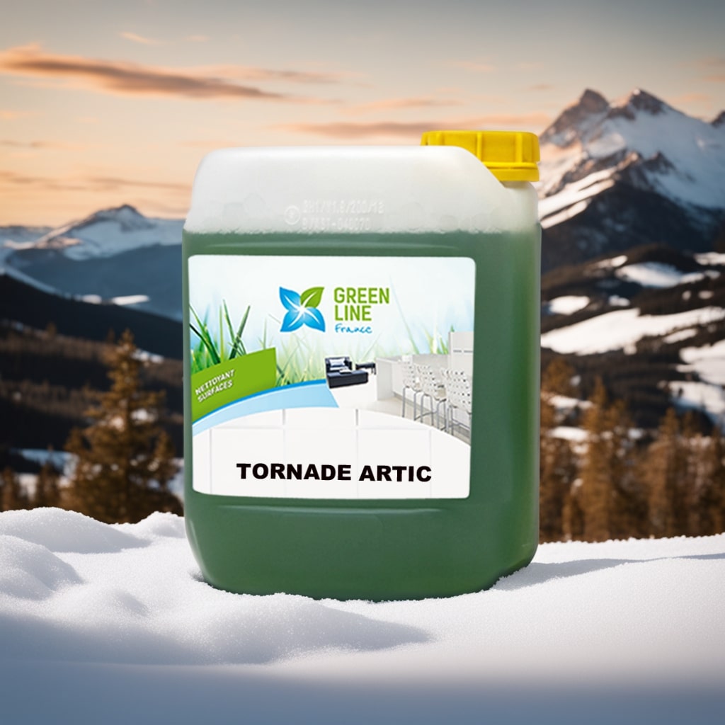TORNADE ARTIC 5L – DÉGRAISSANT, NETTOYANT, BACTÉRICIDE, FONGICIDE, VIRUCIDE,SPORICIDE, AGRÉÉ CONTACT ALIMENTAIRE